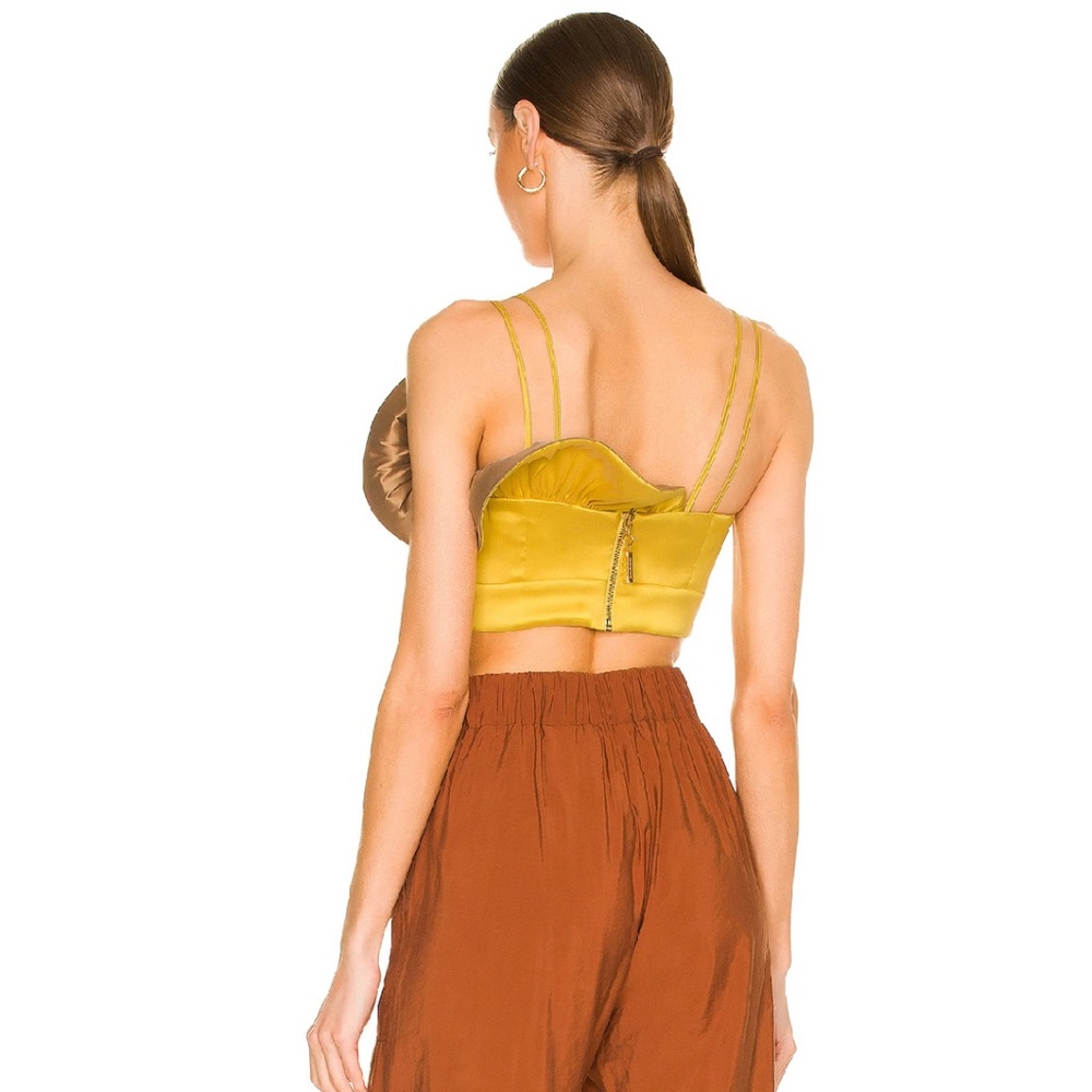 nwt SILVIA TCHERASSI Doriana Top in Marigold | Size XS - Picture 5 of 6